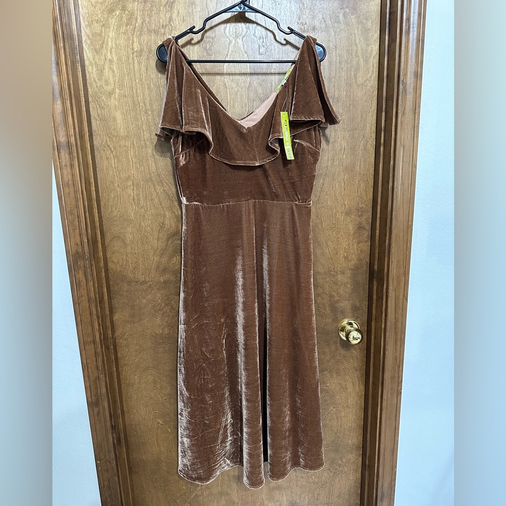 Gianni Bini Nixon Dress Latte Velvet Next Generation